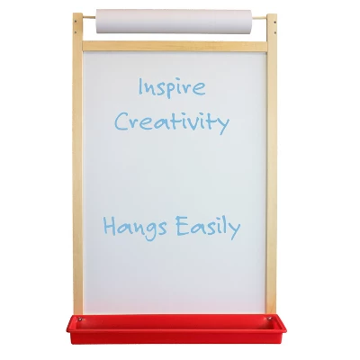 Flipside Products Magnetic Dry Erase Wall Easel With Paper Roll 3 Flipside Products Magnetic Dry Erase Wall Easel With Paper Roll