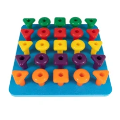 Edxeducation Stacking Shape Pegs & Pegboard Set 7 Edxeducation Stacking Shape Pegs & Pegboard Set -Toy Store GUEST b81ab396 6813 4f4a 8aa1 51ef4f766177