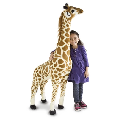 Melissa & Doug Giant Giraffe - Lifelike Stuffed Animal 4 Melissa & Doug Giant Giraffe - Lifelike Stuffed Animal - Image 2
