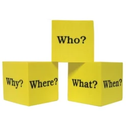 Teacher Created Resources Foam Question Cubes