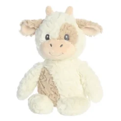 Ebba Huggy Collection 13" Clover Cow White Stuffed Animal -Toy Store GUEST bbcf8c96 aefc 41ba 8860 7a5b38241f4b