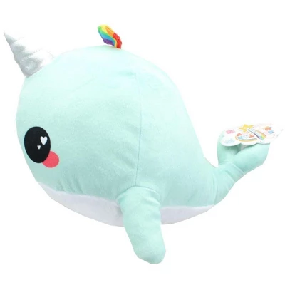 Underground Toys Glitter Galaxy Rainbow Spout Blue Narwhal 12-Inch Collectible Plush 3 Underground Toys Glitter Galaxy Rainbow Spout Blue Narwhal 12-Inch Collectible Plush