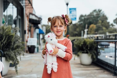 Bearington Dreamer White Plush Unicorn Stuffed Animal Ballerina In Pink Ballet Outfit, 14 Inches 4 Bearington Dreamer White Plush Unicorn Stuffed Animal Ballerina In Pink Ballet Outfit, 14 Inches - Image 2