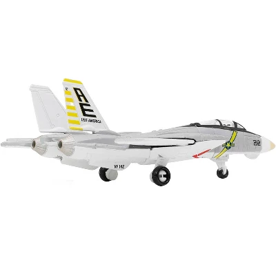 Grumman F-14B Tomcat Fighter Aircraft "VF-142 Ghostriders" (CVN-65) Aircraft Carrier Deck 1/200 Diecast Model By Forces Of Valor 3 Grumman F-14B Tomcat Fighter Aircraft "VF-142 Ghostriders" (CVN-65) Aircraft Carrier Deck 1/200 Diecast Model By Forces Of Valor