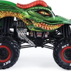 Monster Jam, Official Dragon Monster Truck, Die-Cast Vehicle, 1:24 Scale