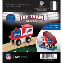 MasterPieces Officially Licensed NFL Buffalo Bills Wooden Toy Train Engine For Kids -Toy Store GUEST be0a8c2d 7ffe 4626 8ac2 6205ec3587ea