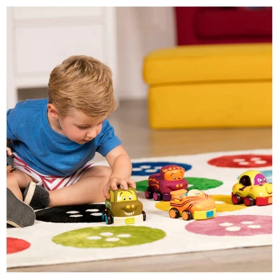 B. Toys 4 Pull-Back Toy Vehicles - Wheeee-ls! 3 B. Toys 4 Pull-Back Toy Vehicles - Wheeee-ls!