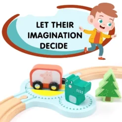 Leo & Friends Wooden Railway Jungle 22-Piece Animal Set -Toy Store GUEST c093c7b0 f945 4dfe b9b8 6a2de5a74c95