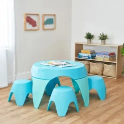 ECR4Kids Ayana Table And Stool Set, Plastic Kids' Table And Chairs -Toy Store GUEST c0ab43dc 249f 431c b175 d4c05f9f4097