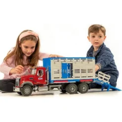 Bruder 02830 Mack Granite Cattle Transportation Truck With 1 Cattle -Toy Store GUEST c1034d92 6c64 4161 bc0e 7baaf26889b5