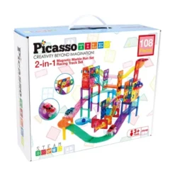 Picasso Tiles Magnetic Marble Run And Race Track 108pc Combination Set -Toy Store GUEST c23fce2b ed78 4273 85bd 3390bcd8deb4