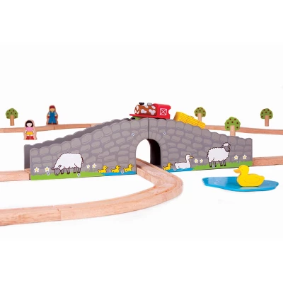 Bigjigs Rail Farm Bridge 4 Bigjigs Rail Farm Bridge - Image 2