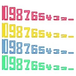 Link 140-Piece Set Transparent Number Tiles For Early Education And Countless Games With Storage Bin - Makes A Great Gift -Toy Store GUEST c612d204 3729 4453 85a1 a12765625631