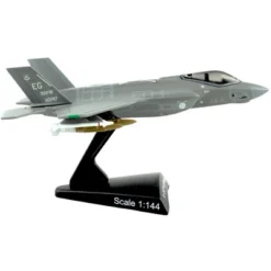 Lockheed Martin F-35 Lightning II Aircraft "AF08-0747 First In Service" USAF 1/144 Diecast Model Airplane By Postage Stamp