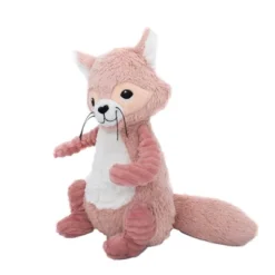 TriAction Toys Les Deglingos Ptipotos Netoitou The Raccoon Plush | Pink