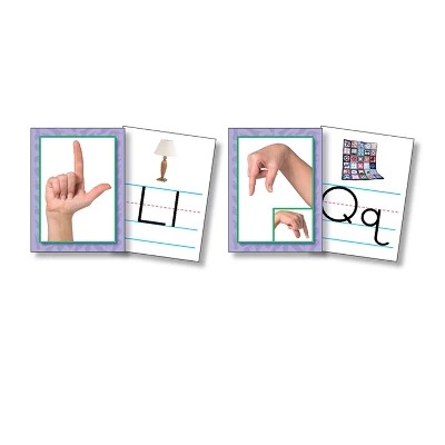 North Star Teacher Resources American Sign Language Card, Pack Of 26 4 North Star Teacher Resources American Sign Language Card, Pack Of 26 - Image 2