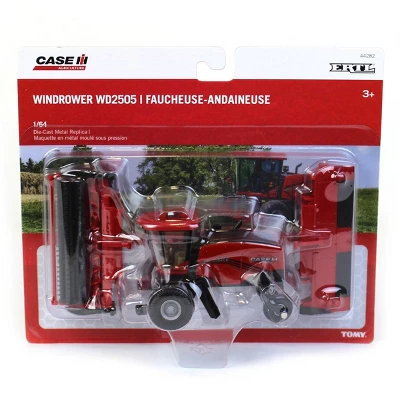 ERTL 1/64 Case IH WD2505 Windrower With RD165 Rotary Head And Sickle Bar Head 44282 8 ERTL 1/64 Case IH WD2505 Windrower With RD165 Rotary Head And Sickle Bar Head 44282 - Image 6