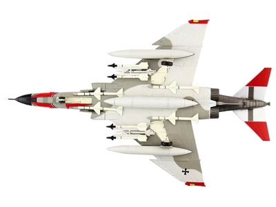 McDonnell Douglas F-4F Phantom II "Norm 81" Fighter Aircraft "JG 71 "Air Power Series" 1/72 Diecast Model By Hobby Master 6 McDonnell Douglas F-4F Phantom II "Norm 81" Fighter Aircraft "JG 71 "Air Power Series" 1/72 Diecast Model By Hobby Master - Image 4