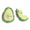Ebba Mini Avocado Rattle & Crinkle Set Precious Produce Adorable Baby Stuffed Animal Green 4"