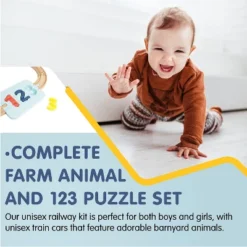 Leo & Friends Wooden Railway 123 Puzzle And Bead Set 18-Pieces 11 Leo & Friends Wooden Railway 123 Puzzle And Bead Set 18-Pieces -Toy Store GUEST cd059039 6b97 43ff 8dbf 1cce6792d604