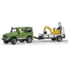 Bruder Land Rover With Trailer, JCB Micro Excavator And Worker Figure -Toy Store GUEST cd68c7d1 9a97 4ba2 a748 0b22fe5735ad