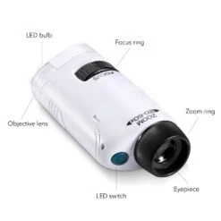 Dartwood Pocket Microscope - Mini Portable Microscope For Kids & Adults With LED - 60x-120x Magnification (White) 15 Dartwood Pocket Microscope - Mini Portable Microscope For Kids & Adults With LED - 60x-120x Magnification (White) -Toy Store GUEST ce209b4d 7e9f 45fe 878c 17e0191fc09a