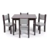 5pc Sumatra Modern Toddler Table And 4 Chairs Set Espresso/Gray - Humble Crew -Toy Store GUEST cf2cf09f 4561 41bc ad5b 80c010dae7c9