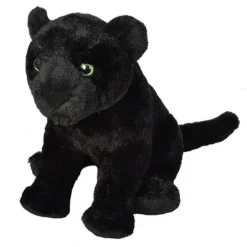 Wild Republic Cuddlekins Black Jaguar Stuffed Animal, 12 Inches