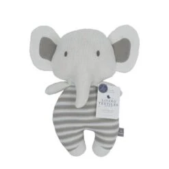 Living Textiles Baby Stuffed Animal - Eli Elephant