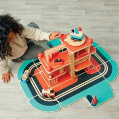 FAO Schwarz Rescue Responders Wooden Fire Station Playset - 21pcs -Toy Store GUEST d103aa78 9f6f 4f04 8c65 80750a75a4f1