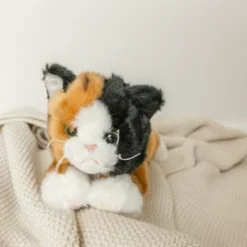 Bearington Collection Callie Plush Stuffed Animal Calico Cat, 15"