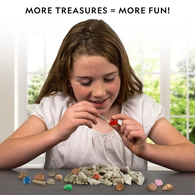 NATIONAL GEOGRAPHIC Mega Fossil & Gemstone Dig Kit, Excavate 10 Real Fossils & 10 Real Gems, STEM Science Gift For Mineralogy And Geology Enthusiasts 5 NATIONAL GEOGRAPHIC Mega Fossil & Gemstone Dig Kit, Excavate 10 Real Fossils & 10 Real Gems, STEM Science Gift For Mineralogy And Geology Enthusiasts - Image 3