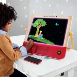 FAO Schwarz Sketch And Glow Easel 2-in-1 Art Studio