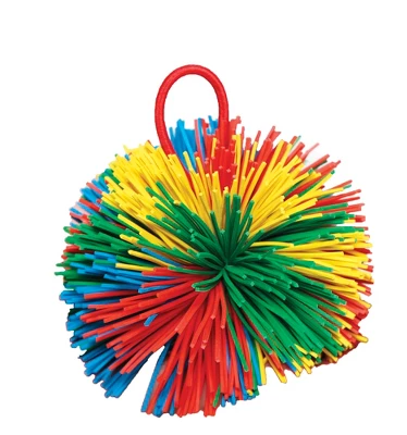 Sportime Rub-R-String Ball, 3-1/2 Inches, Multicolored 3 Sportime Rub-R-String Ball, 3-1/2 Inches, Multicolored