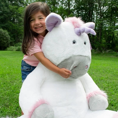 Melissa & Doug Jumbo Gentle Unicorn Stuffed Animal 3 Melissa & Doug Jumbo Gentle Unicorn Stuffed Animal