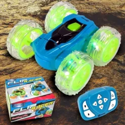 Contixo Remote Control Car SC3 -Stunt Car Toy, 4WD Double Sided 360° Rotating RC -Blue