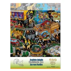 Wuundentoy Premium Edition: Backwards Zoo Jigsaw Puzzle - 500pc -Toy Store GUEST d62ac3fa 14a9 4f18 a69a dfd7f570b46a