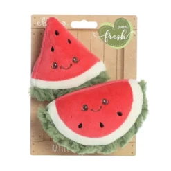 Ebba Mini Watermelon Rattle & Crinkle Set Precious Produce Adorable Baby Stuffed Animal Red 4" -Toy Store GUEST d63c1a99 9924 4375 b052 301c85f00045