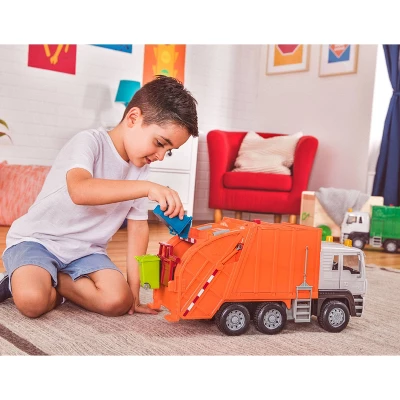 DRIVEN – Toy Recycling Truck (Orange) – Standard Series 3 DRIVEN – Toy Recycling Truck (Orange) – Standard Series
