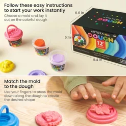 Arteza Kids Play Dough In Tubs, Regular And Pastel Colors - 12 Pack -Toy Store GUEST d65e3bdb 6e7f 4fc9 bf6c cc7aaa7e8008
