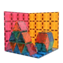 Mag Genius - 12-inch Colorful And Transparent Magnetic Stabilizing Tiles - 3 Pack -Toy Store GUEST d68a04c6 ccaf 4ef2 aa25 75c1228248af