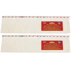 Ashley Productions Clear View Self-Adhesive Name Plate Pockets -Toy Store GUEST d7657265 fbf2 47b1 bbcd 85156c274ddf