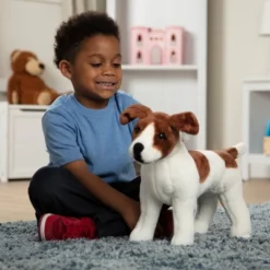 Melissa & Doug Giant Jack Russell Terrier - Lifelike Stuffed Animal Dog (over 12 Inches Tall) -Toy Store GUEST d79300a0 3696 4960 aed3 5329af78b25c