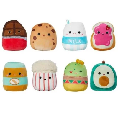 Kellytoy Squishmallows 5 Inch Mini Plush 8 Pack | Food 3 Kellytoy Squishmallows 5 Inch Mini Plush 8 Pack | Food