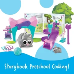 Learning Resources Coding Critters Scamper & Sneaker, Interactive Coding Toy, 22 Piece Set, Ages 4+