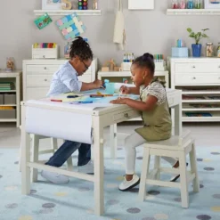 Martha Stewart Crafting Kids' Art Table And Paper Roll