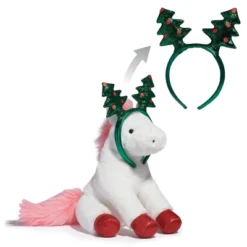 FAO Schwarz Pony With Tree Headband 12" Stuffed Animal -Toy Store GUEST da8d8346 6f98 49a1 83c9 5369d1d7b12b