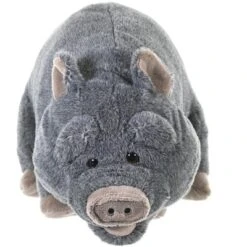 Wild Republic Cuddlekins Potbelly Pig Stuffed Animal, 12 Inches