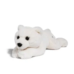 FAO Schwarz Lying Polar Bear 15" Stuffed Animal -Toy Store GUEST db4451e8 34af 4fbe 9c1b e4ee7ea66017