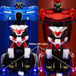 Best Choice Products Set Of 2 1/18 Scale RC Remote Control Transforming Robot Sports Car Toys W/ 1 Button Transformation -Toy Store GUEST dc7a78f2 6eb6 4a35 9f6a 2a70328f7b5b